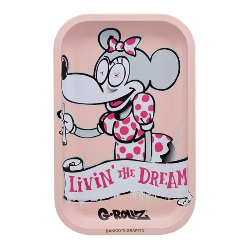 G-Rollz - Medium Rolling Tray - Banksy's Livin' The Dream