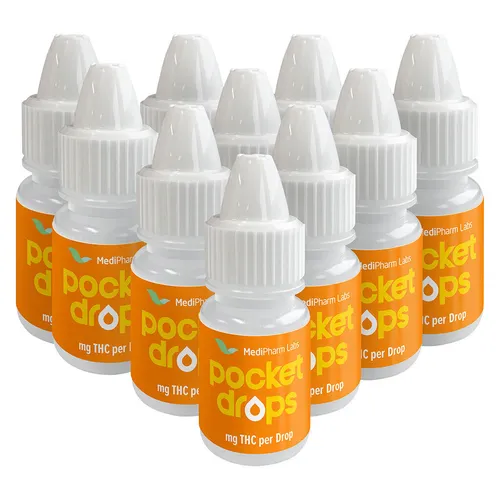 Medipharm Labs - THC Pocket Drops 1000 (10 x 100mg)