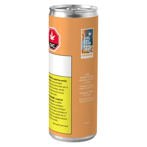 Collective Project - 2:1 CBG Happy Place (Mango Peach & Yuzu) Hybrid -355ml