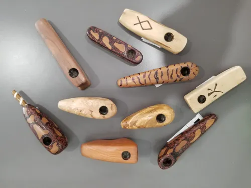 Hand Crafted Wooden Pipes