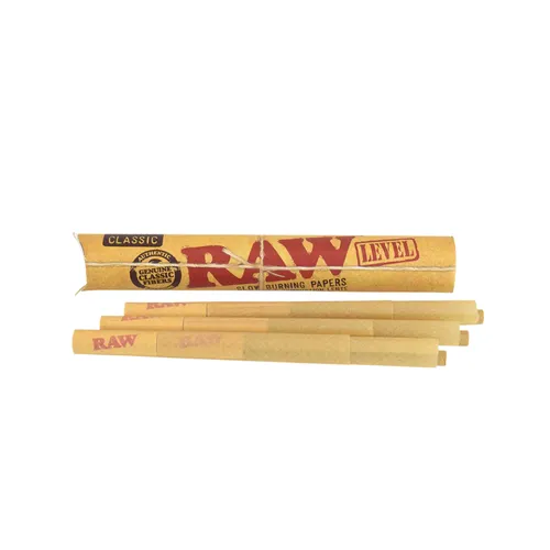 Raw - Classic Natural 1 1/4 Cones w/ 26mm Spiral Filter Tip - 6PC
