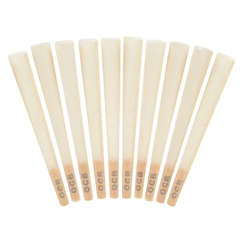 OCB Organic Hemp Cone Mini (70mm) 10 pack Rolling Papers, Cones and Filters