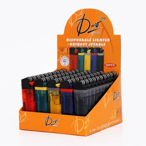 LIGHTER - O DUCO | DISPOSABLE LIGHTER DISPLAY OF 50 LIGHTER - O DUCO | DISPOSABLE LIGHTER DISPLAY OF 50