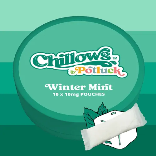 POTLUCK  Winter Mint THC Pouch 10PK