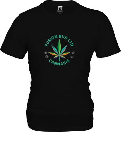 FUSION BUD-Luxe Round Cotton Tee Black (S)