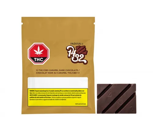 1:1 THC/CBD Caramel Dark Chocolate