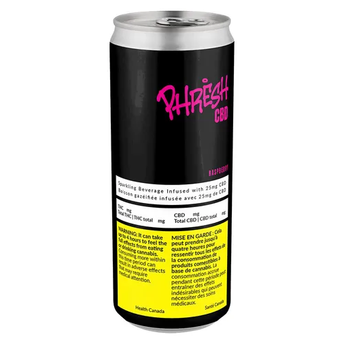 PHRESH CBD - Raspberry - 355ml PHRESH CBD - Raspberry - 355ml