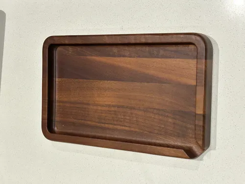 Wood Rolling Tray by Ryot - 9" x 5.5" - Walnut