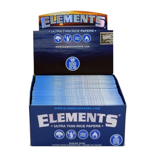Elements Thin Rice Rolling Papers King Size