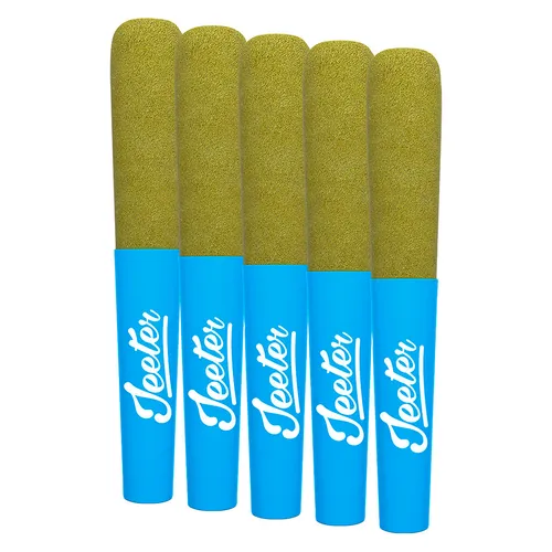 Jeeter - Baby Jeeter Blue ZKZ Infused Pre-Roll - Baby Jeeter Blue ZKZ Infused Pre-Roll 5x0.5g Resin Jeeter - Baby Jeeter Blue ZKZ Infused Pre-Roll - Baby Jeeter Blue ZKZ Infused Pre-Roll 5x0.5g Resin