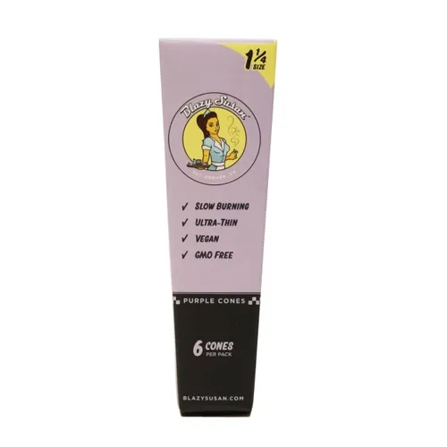 Blazy Susan - Purple 1 1/4 - Cones - 6 pcs