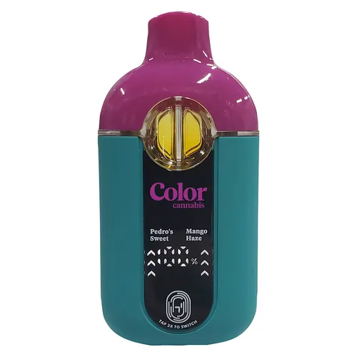 Color - Pedro's Sweet + Mango Haze Live Resin Dual AIO Vape Color - Pedro's Sweet + Mango Haze Live Resin Dual AIO Vape