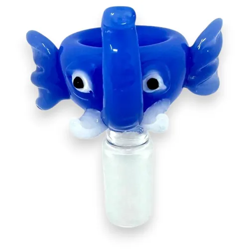 Lux Glass Elephant Bowl - Assorted Colours
