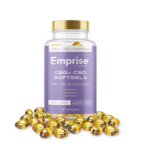 EMPRISE-CBG 10mg+CBD 50MG SOFTGELS 30 Cap