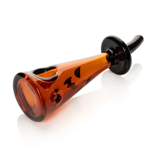 Red Eye Glass 5" Halloween Jack Hand Pipe