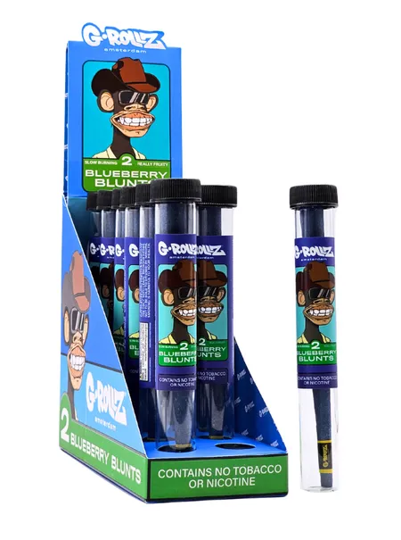 G-Rollz Ape 2 Pre Rolled Fruit Blueberry Blunt Wraps