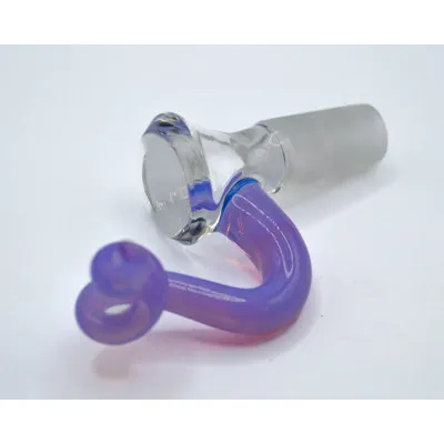 Discobox - Clear Slide w/ Horn - 14mm - 1 Hole