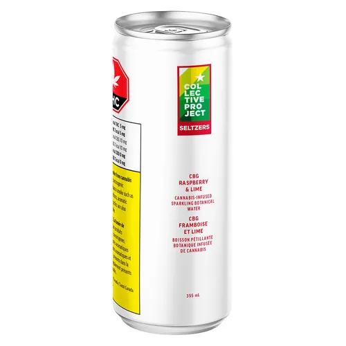 Collective Project - CBG Raspberry & Lime Sparkling Botanical Water (CBG 10MG) - CBG Raspberry & Lime Sparkling Botanical Water 355ml Beverages Collective Project - CBG Raspberry & Lime Sparkling Botanical Water (CBG 10MG) - CBG Raspberry & Lime Sparkling Botanical Water 355ml Beverages