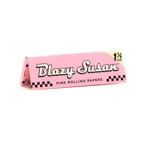 Blazy Susan Pink Rolling Papers (1¼ Size)