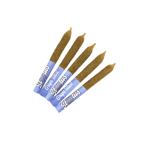 Grape Blast Liquid Diamond Infused Kief Coated Pre Rolls - 5 x 0.25g