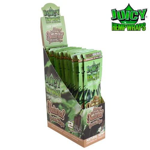 Juicy J Terp Enhanced Hemp Wraps - Natural