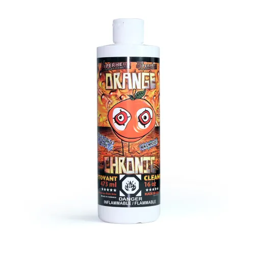 Orange Chronic Glass Bong Cleaner
