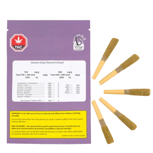 VIRTUE CANNABIS- Galactic Grape Liquid Diamond Infused PR 3x0.5g VIRTUE CANNABIS- Galactic Grape Liquid Diamond Infused PR 3x0.5g