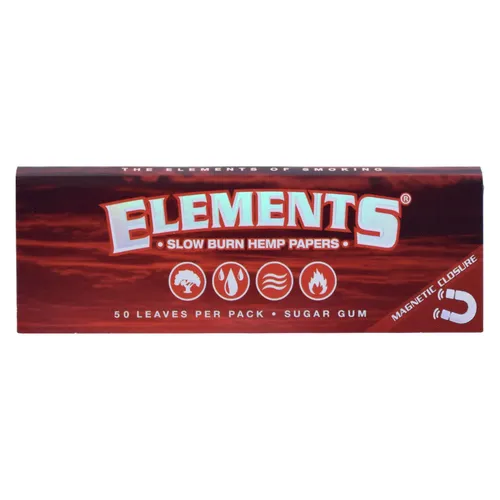 Elements-Slow Burn Hemp Papers-King Size