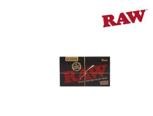 Raw Black - Single Wide Rolling Papers