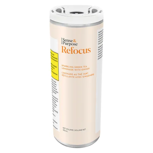 Sense & Purpose Refocus THC+CBD Beverage