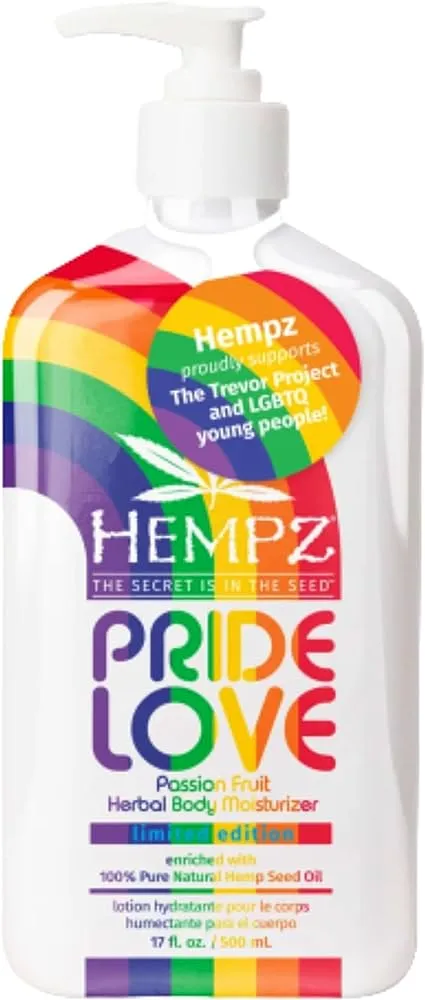 Hempz - 17oz Pride Love Passion Fruit Herbal Body Moisturizer