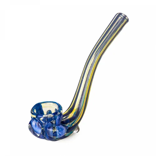 Red Eye Glass 4" Sherlock Claw Hash Pipe - Periwinkle