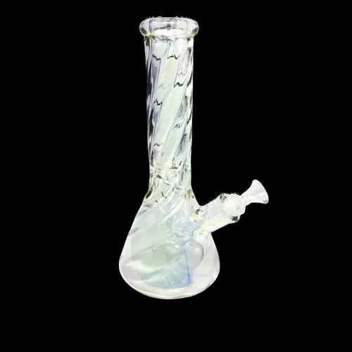 12" Swirly Iridescent Bong