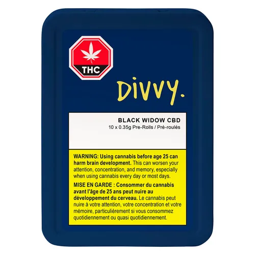 Black Widow CBD Pre-Rolls