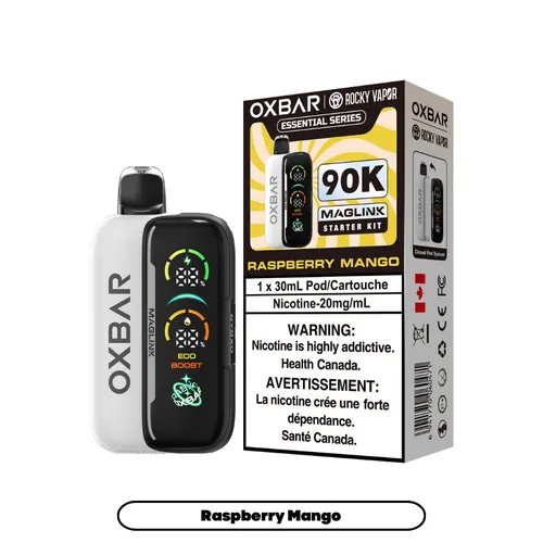 Rocky Vapor Oxbar Maglink - Essential Series - Raspberry Mango 90k Starter Kit