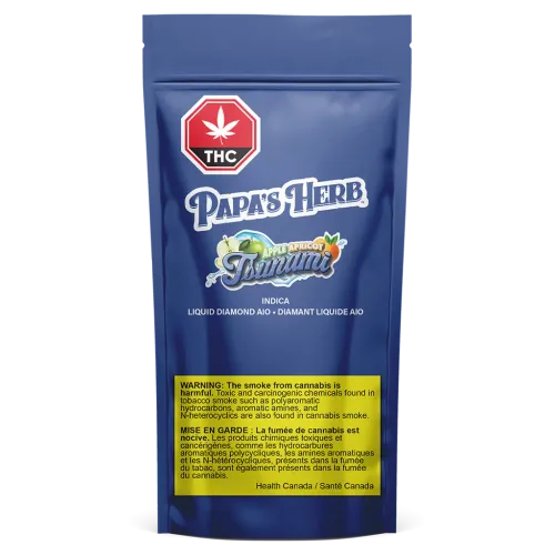 PAPA'S HERB Apple Apricot Tsunami Liquid Diamond AIO 0.95g PAPA'S HERB Apple Apricot Tsunami Liquid Diamond AIO 0.95g