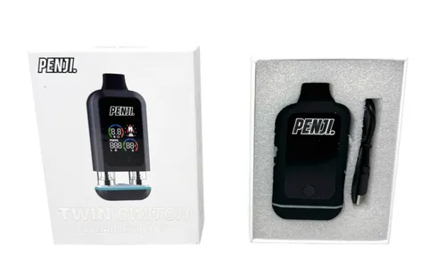 Penji TwinSwitch Dual 510 Vape Battery: Black