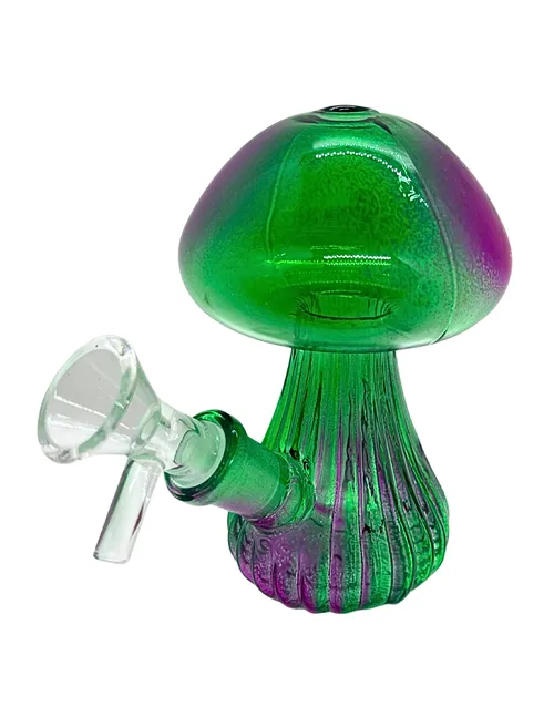 5" Magic Mushroom Glass Bong | Compact & Whimsical Design