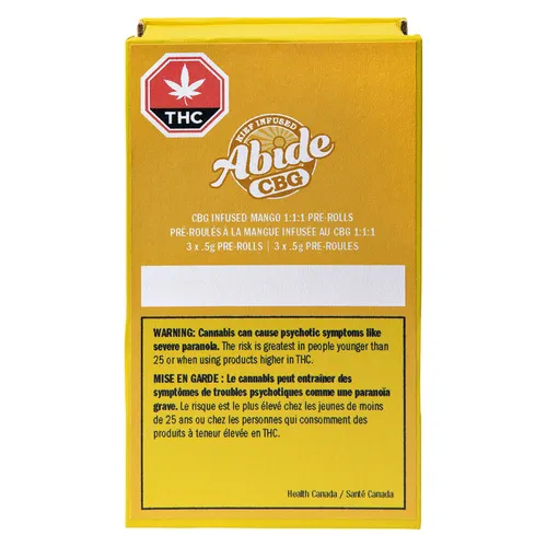 CBG Infused Mango 1:1:1 Pre-Rolls