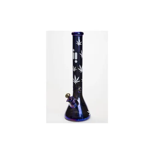 18" Blue Purple Leaves Beaker