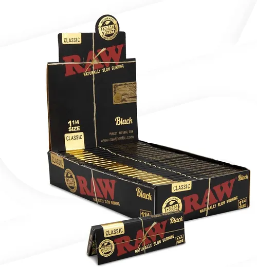 Black Raw 1 1/4