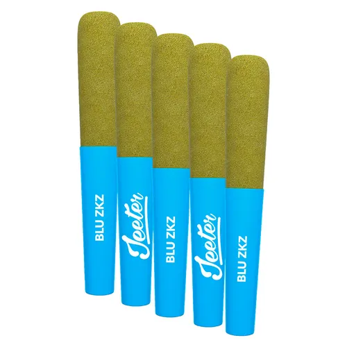Jeeter - Baby Jeeter Infused Blue ZKZ Pre-Roll - Indica - 5x0.5g Jeeter - Baby Jeeter Infused Blue ZKZ Pre-Roll - Indica - 5x0.5g