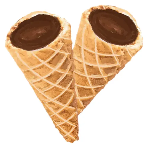 Milk Chocolate Live Rosin Waffle Cones Milk Chocolate Live Rosin Waffle Cones