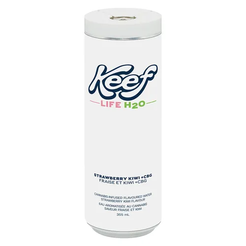 Keef Life H20 - Strawberry Kiwi (CBG 5MG) - Strawberry Kiwi CBG 355ml Beverages Keef Life H20 - Strawberry Kiwi (CBG 5MG) - Strawberry Kiwi CBG 355ml Beverages