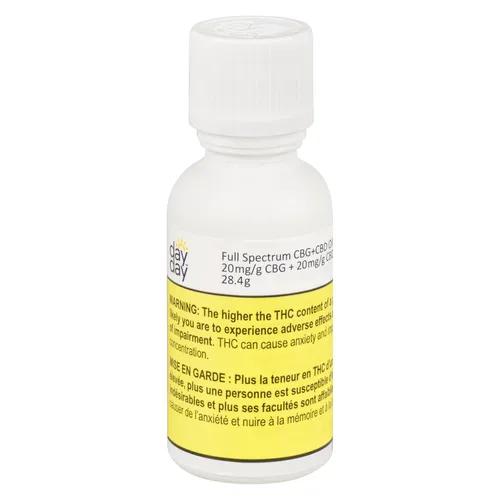 DayDay - Full Spectrum CBG+CBD Oil - Blend - 30ml DayDay - Full Spectrum CBG+CBD Oil - Blend - 30ml