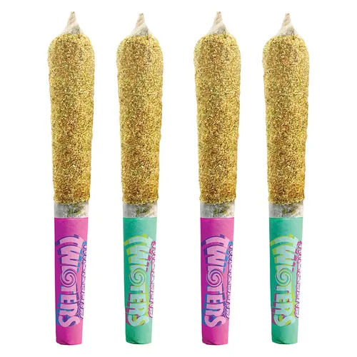 Rizzlers - Twisters - Passion Plunge & Lime Frizz Razz Infused Pre-Roll - Sativa - 4x0.5g Rizzlers - Twisters - Passion Plunge & Lime Frizz Razz Infused Pre-Roll - Sativa - 4x0.5g