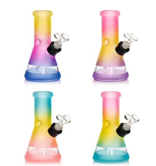 8" 7mm Thick Rainbow Water Pipe