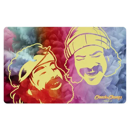 Cheech & Chong x Pulsar - Fabric Dab Mat - Smoke - 16" x 10"