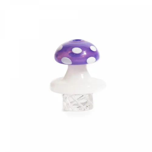 Red Eye Glass - Mushroom Whirlpool Carb Cap - Purple