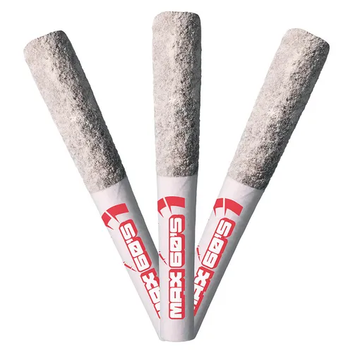 Max 60's Triple Diamond Infused Pre-Roll - Sour Cherry Max 60's Triple Diamond Infused Pre-Roll - Sour Cherry
